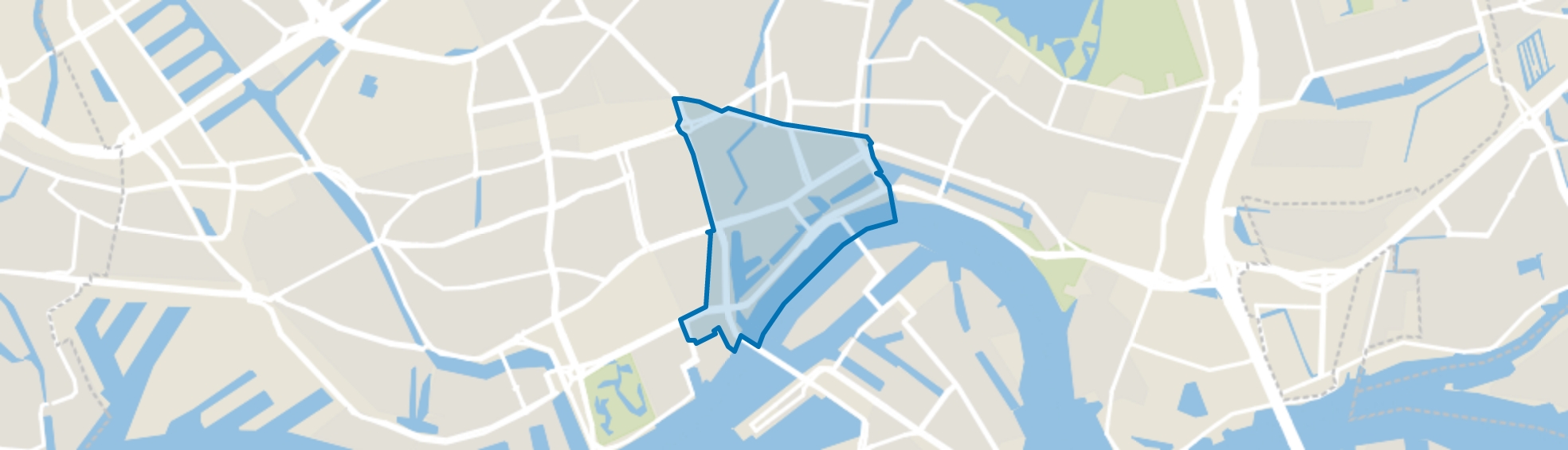 Stadsdriehoek, Rotterdam map