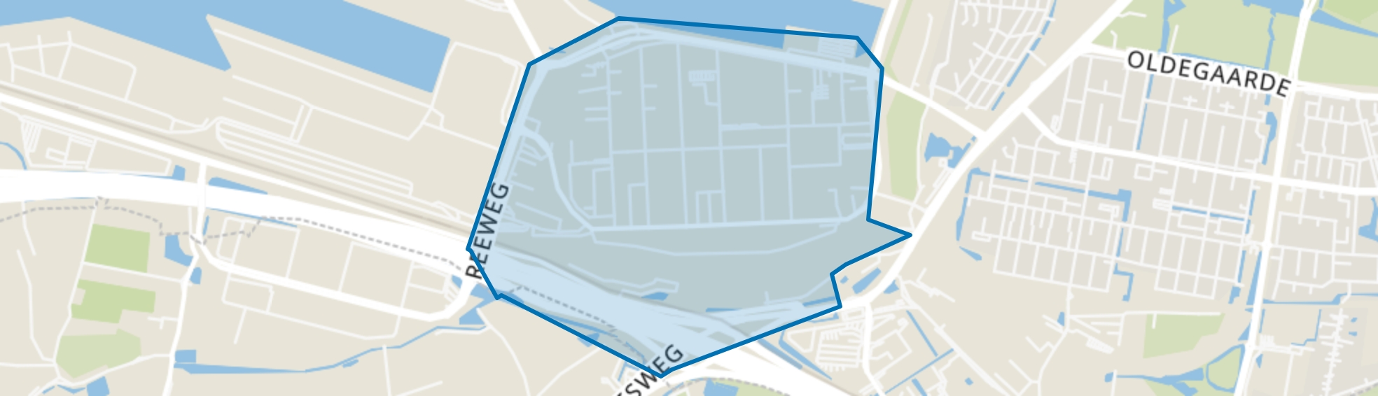 Waalhaven Zuid, Rotterdam map