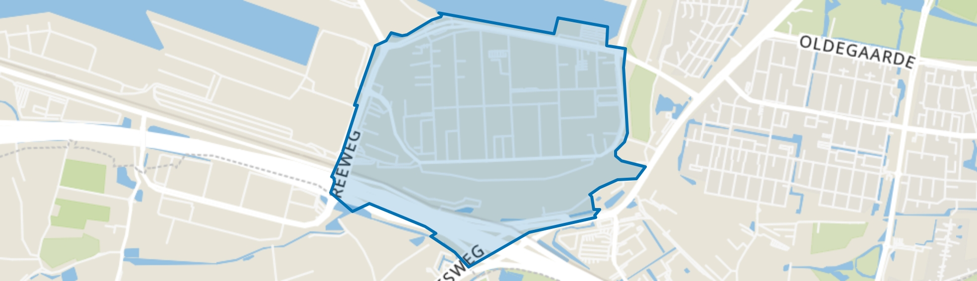 Waalhaven Zuid, Rotterdam map