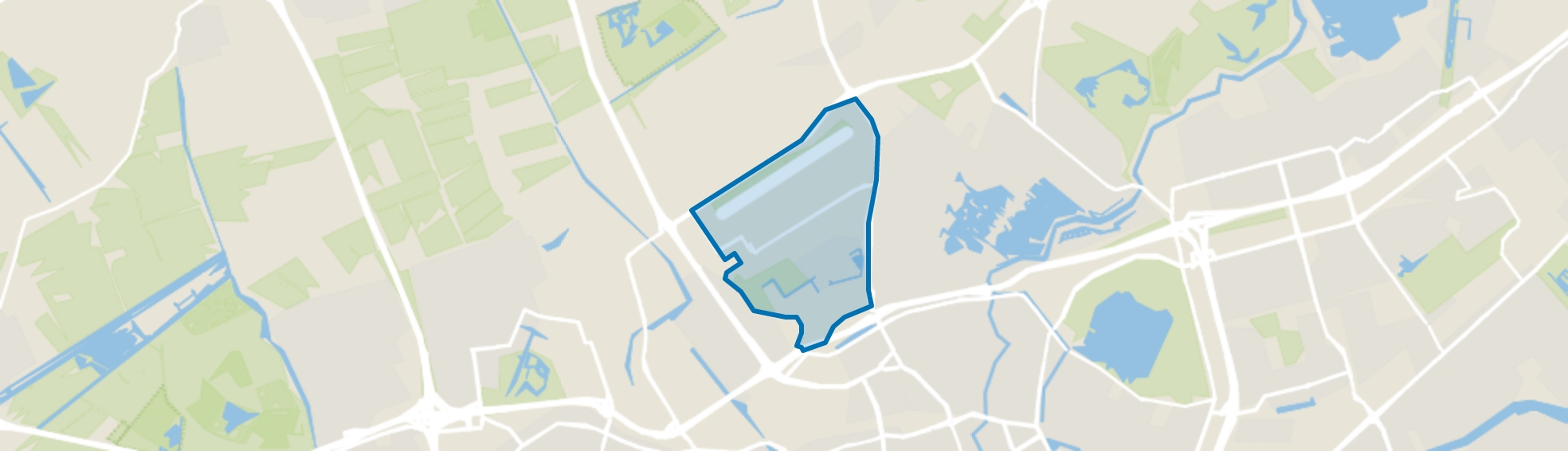 Zestienhoven, Rotterdam map