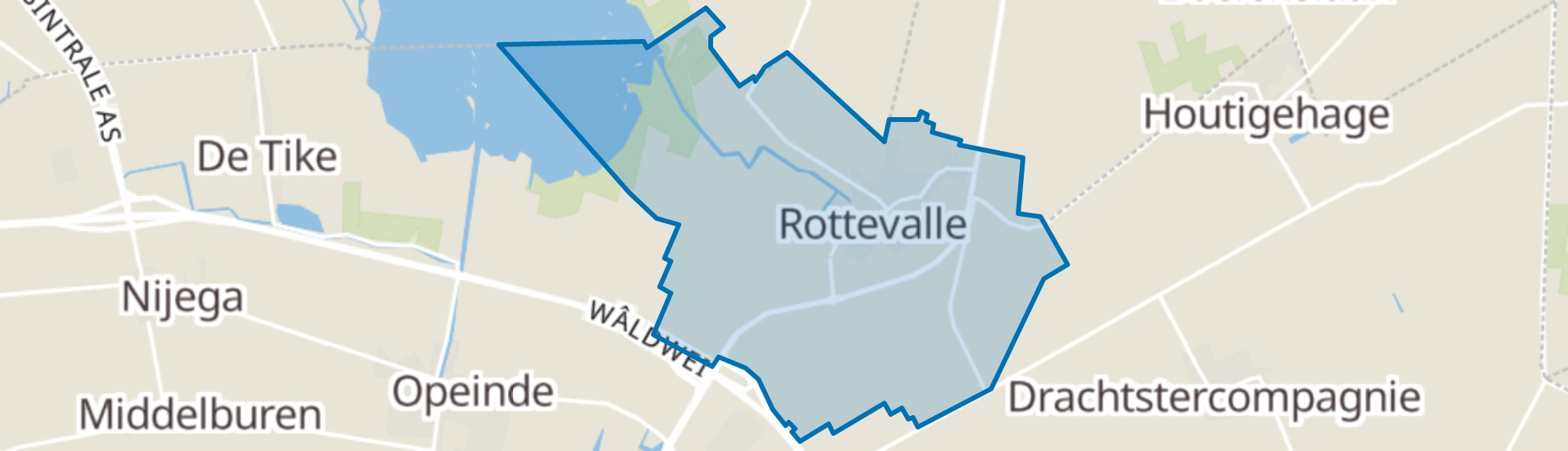Rottevalle map