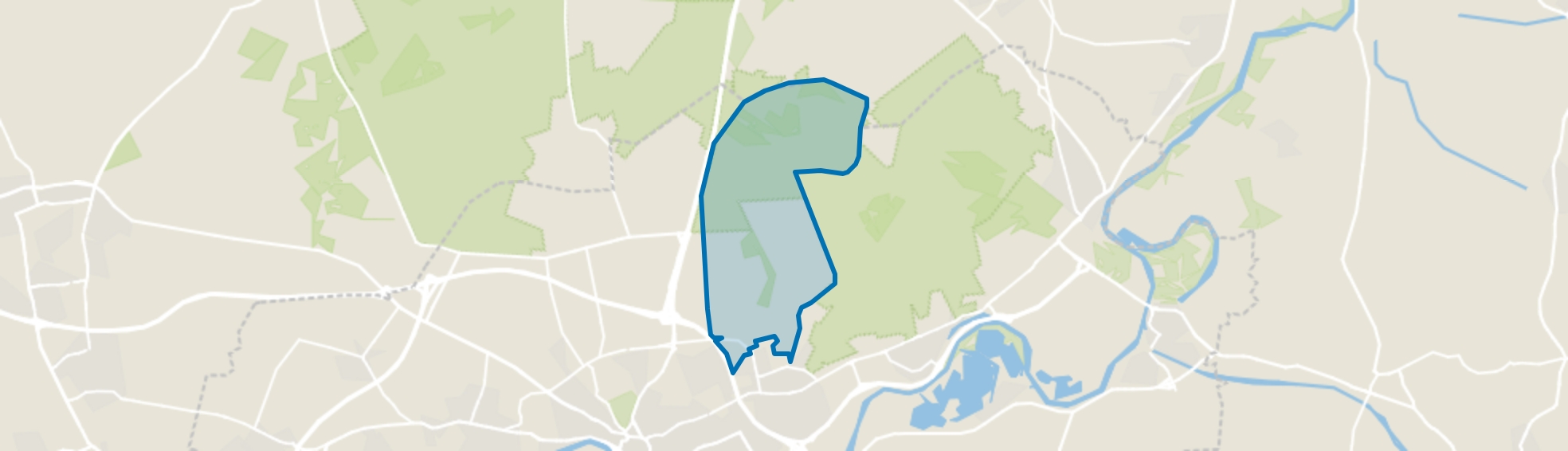 Verspreide huizen Imbosch en Terlet, Rozendaal map