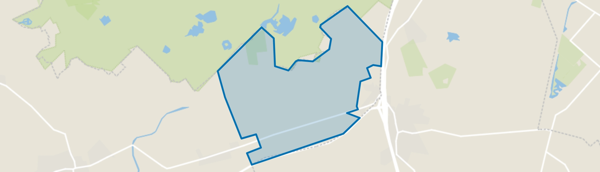 Verspreide huizen Pesse, Ruinen (Gem. De Wolden) map