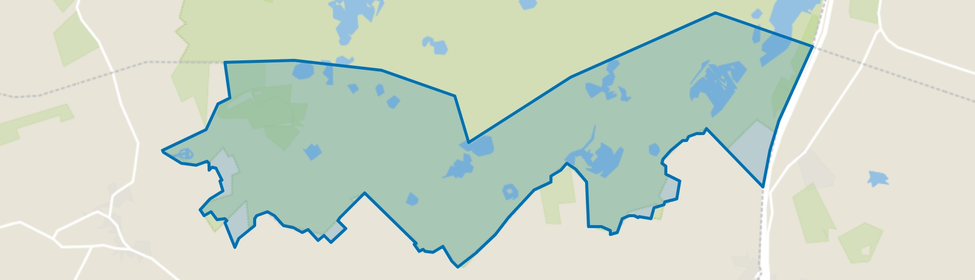 Dwingelderveld, Ruinen (Gem. Westerveld) map