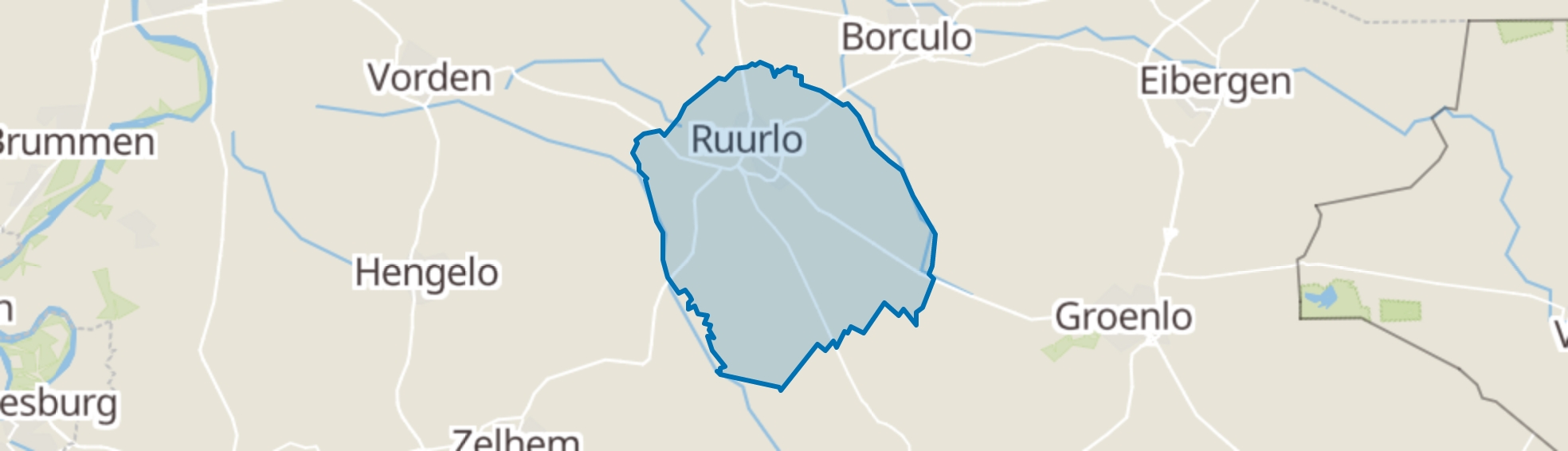 Ruurlo map