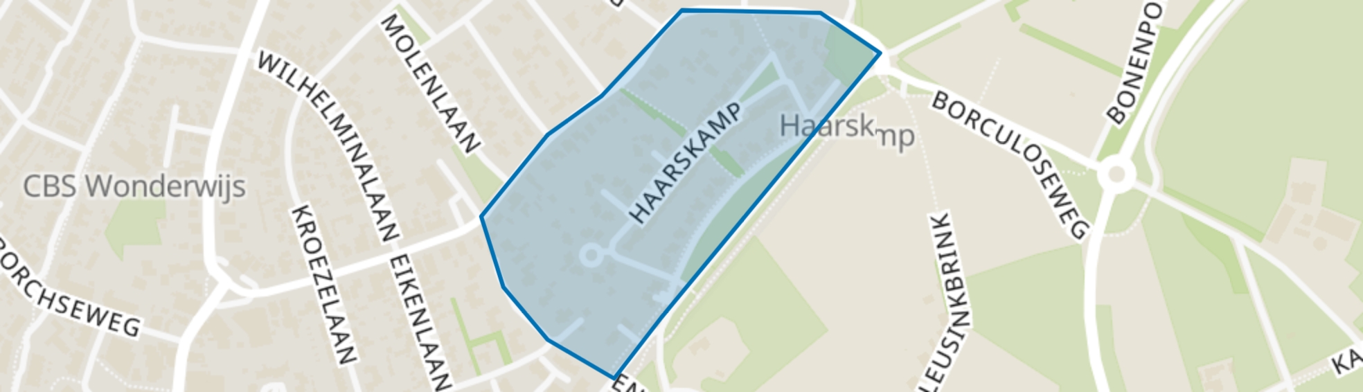 Haarskamp, Ruurlo map