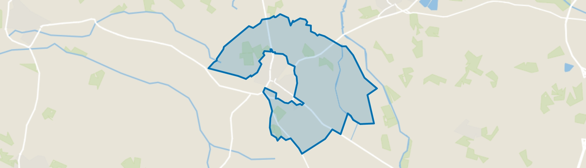 Verspreide huizen Ruurlo, Ruurlo map