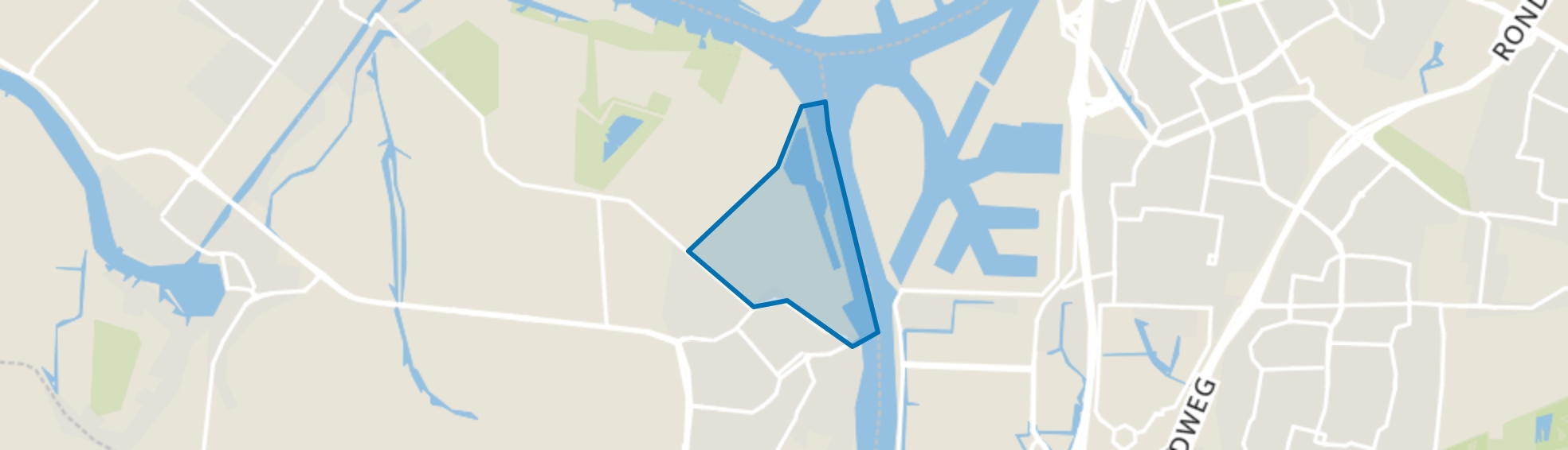 's-Gravendeel Bedrijventerrein Mijlpolder, 's-Gravendeel map
