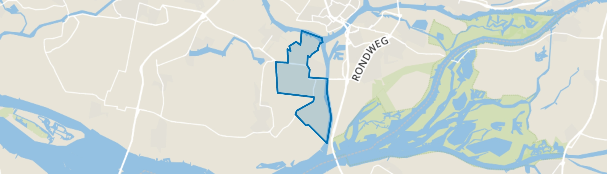 's-Gravendeel Buitengebied, 's-Gravendeel map