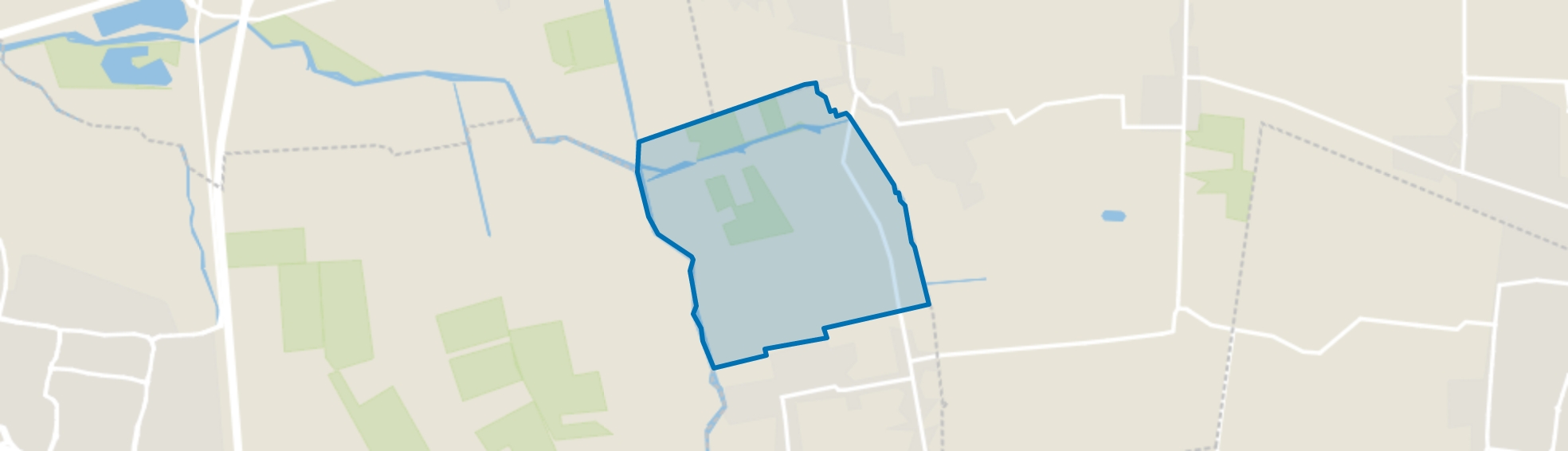 Buitengebied 's Gravenmoer, 's Gravenmoer map