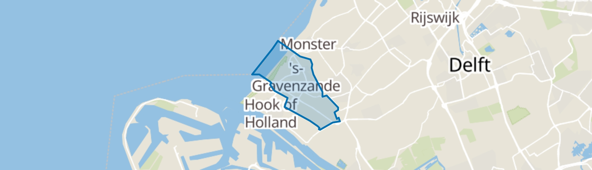 's-Gravenzande map