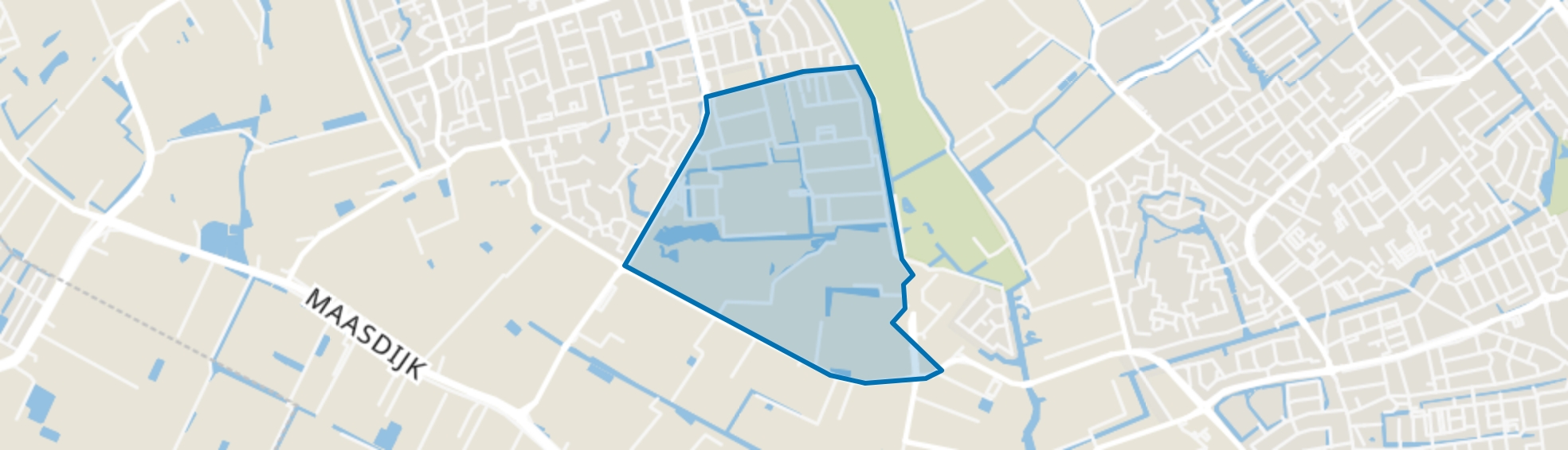 Bedrijventerrein Teylingen, 's-Gravenzande map