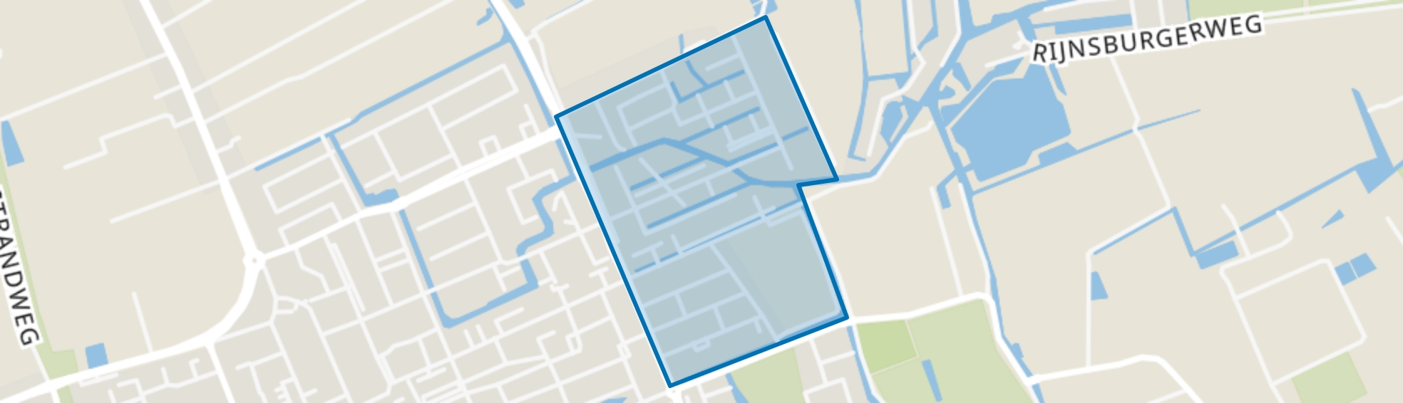 Dorp oost, 's-Gravenzande map