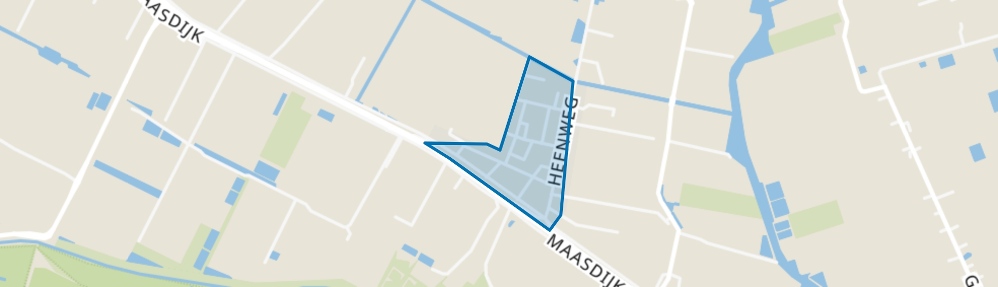Heenweg, 's-Gravenzande map