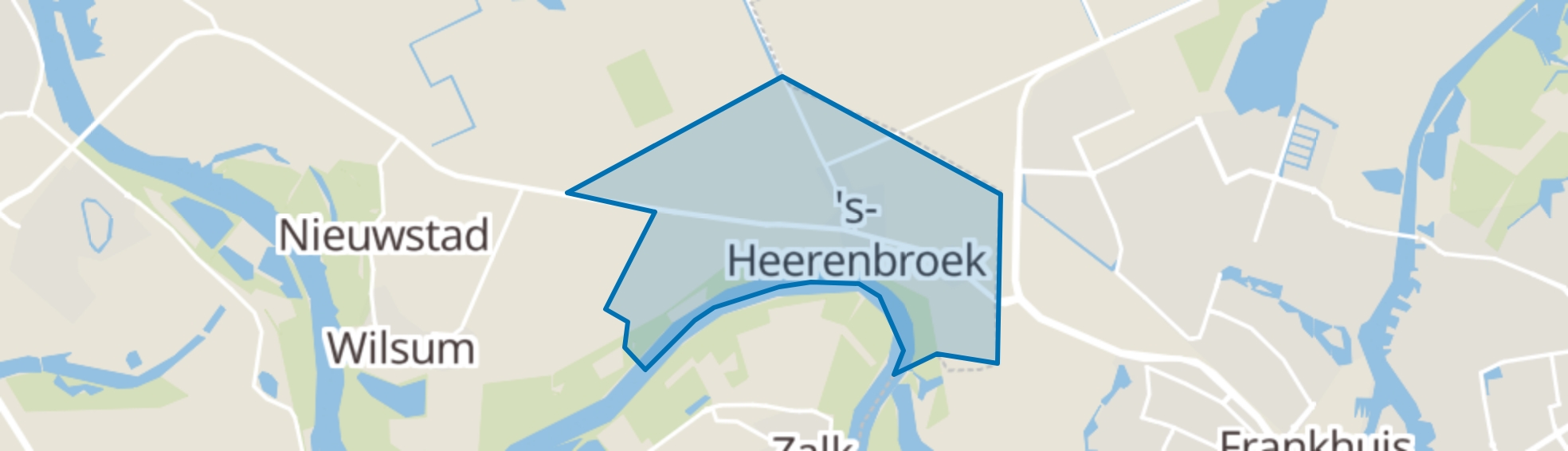 's-Heerenbroek map