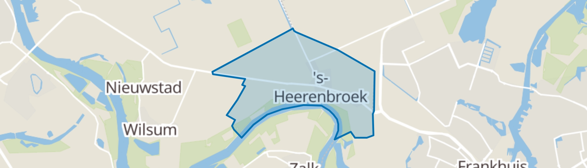 's-Heerenbroek map