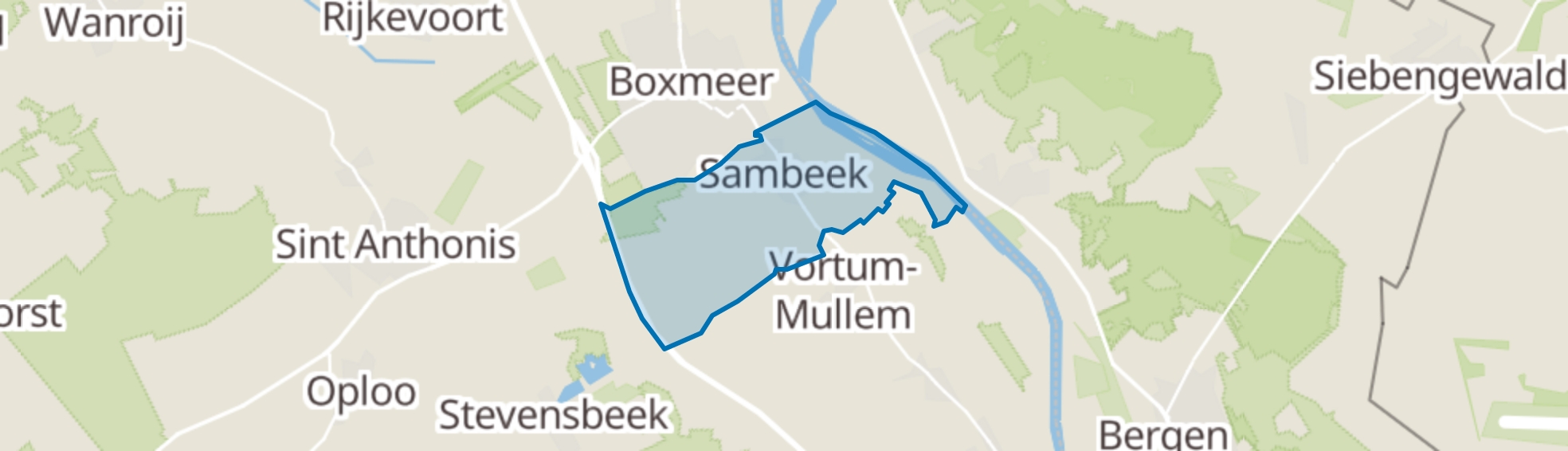 Sambeek map