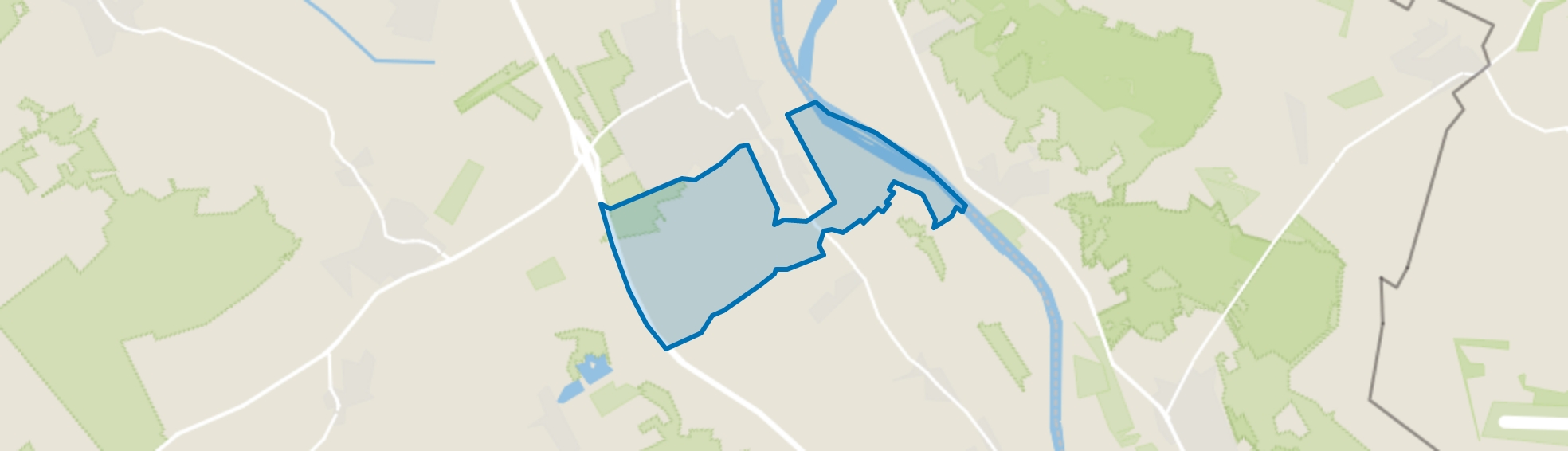 Sambeek buitengebied, Sambeek map