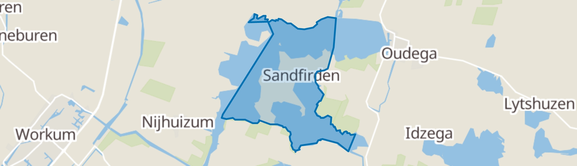 Sandfirden map