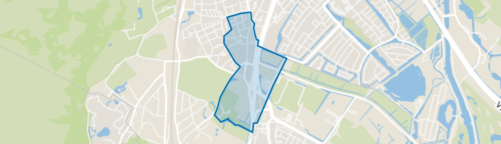 Bloemenbuurt, Santpoort-Noord map