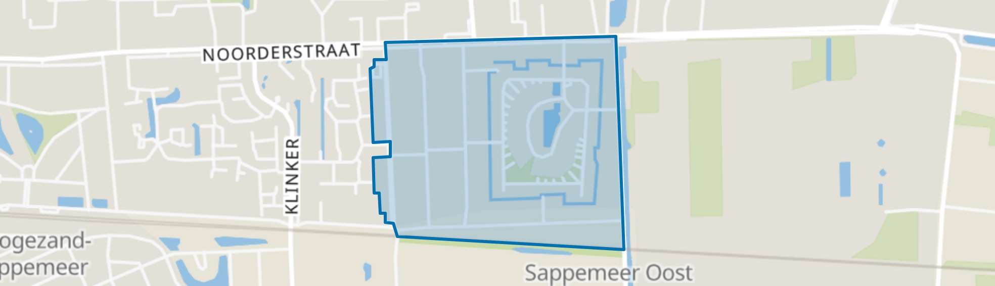 Compagniesterpark, Sappemeer map