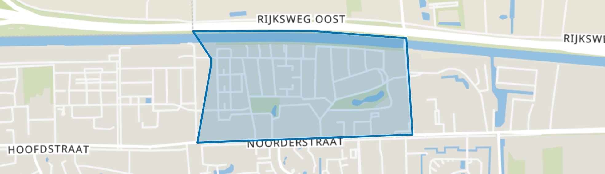 Magrietpark, Sappemeer map