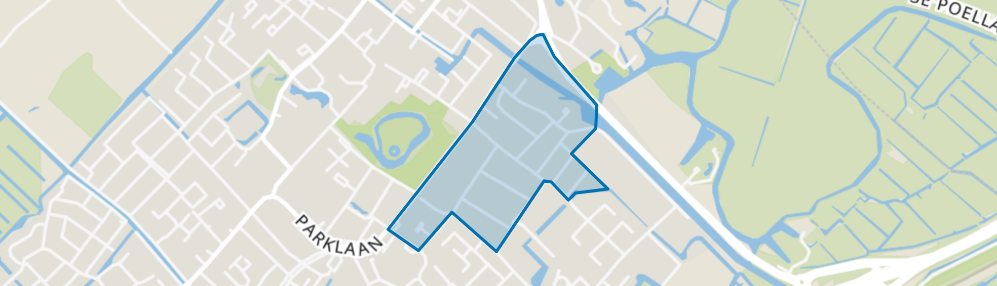 Bomenbuurt, Sassenheim map