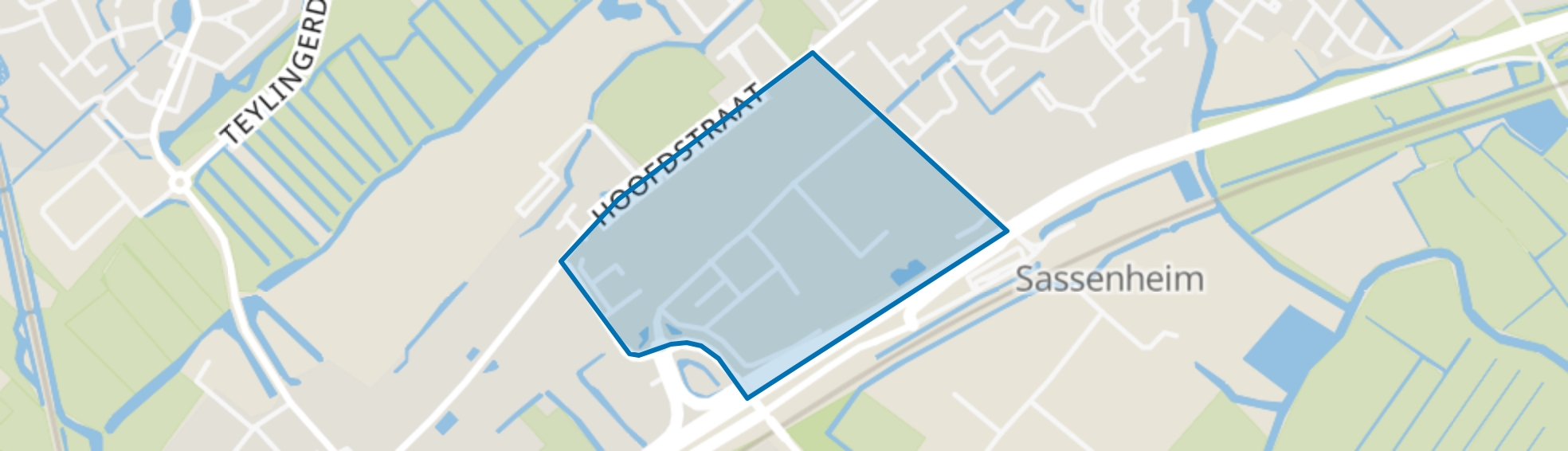 Jagtlust, Sassenheim map