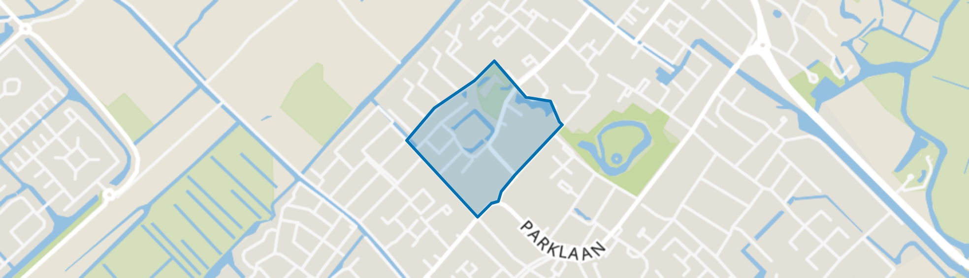 Koningshuysbuurt, Sassenheim map