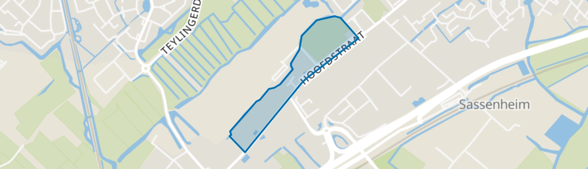 Langeveld, Sassenheim map
