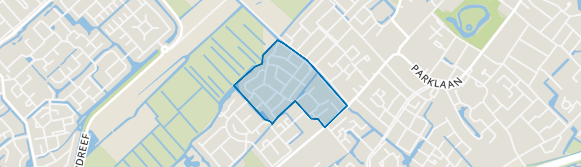 Postbuurt, Sassenheim map