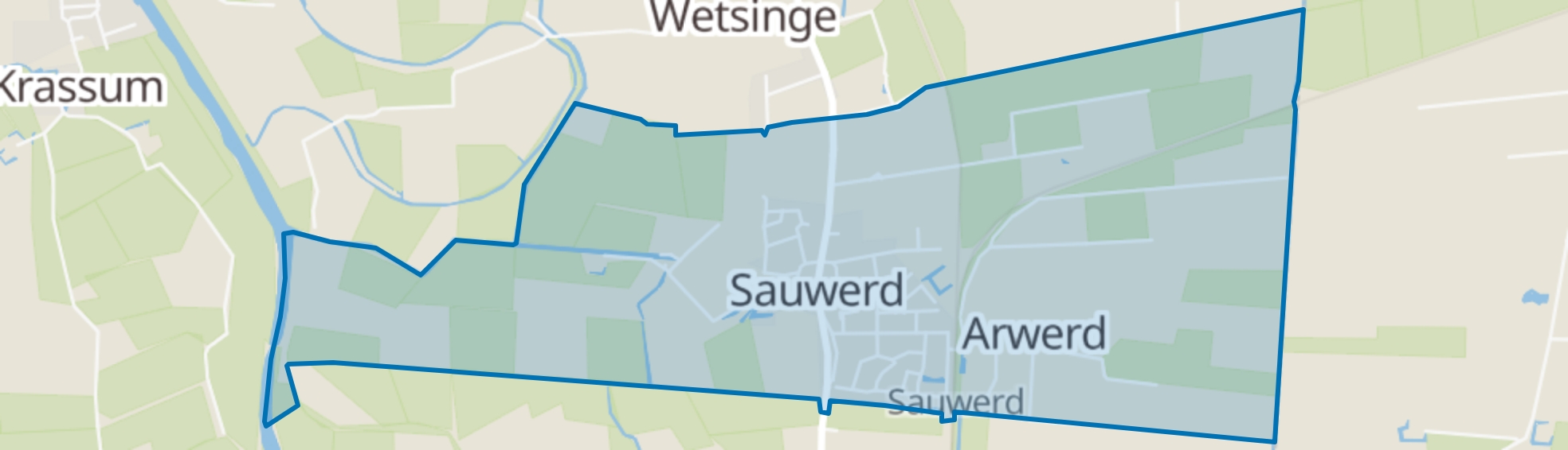 Sauwerd map