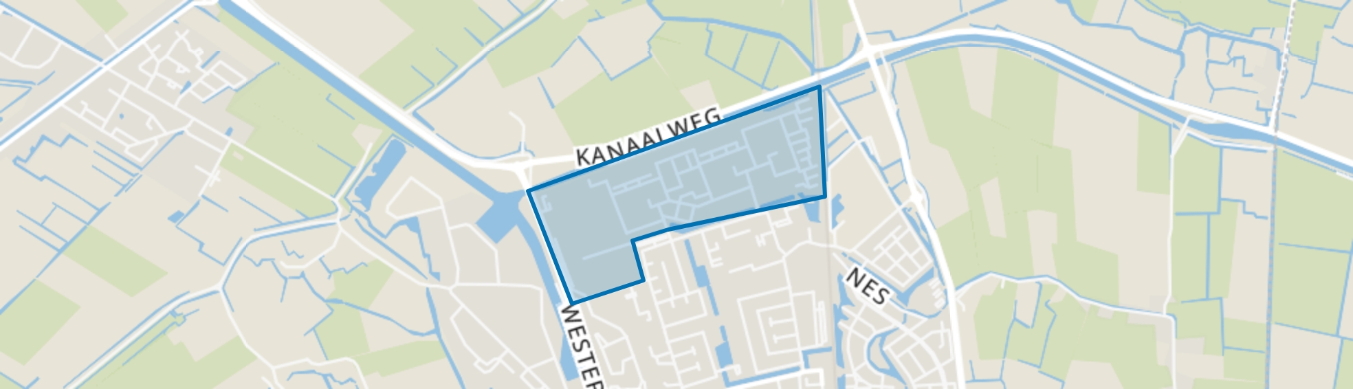 Groeneweg-Noord, Schagen map