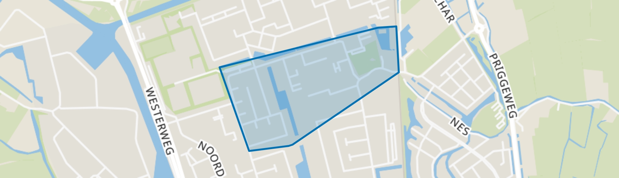 Groeneweg-Zuid, Schagen map