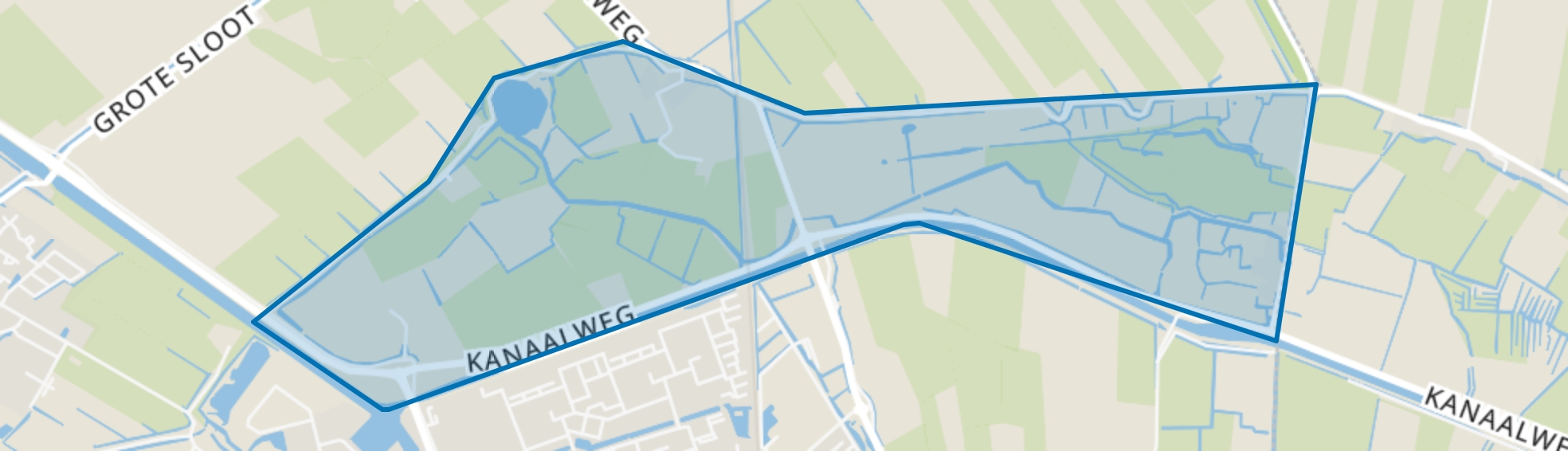 Keinse, 't Wad en Buitengebied, Schagen map