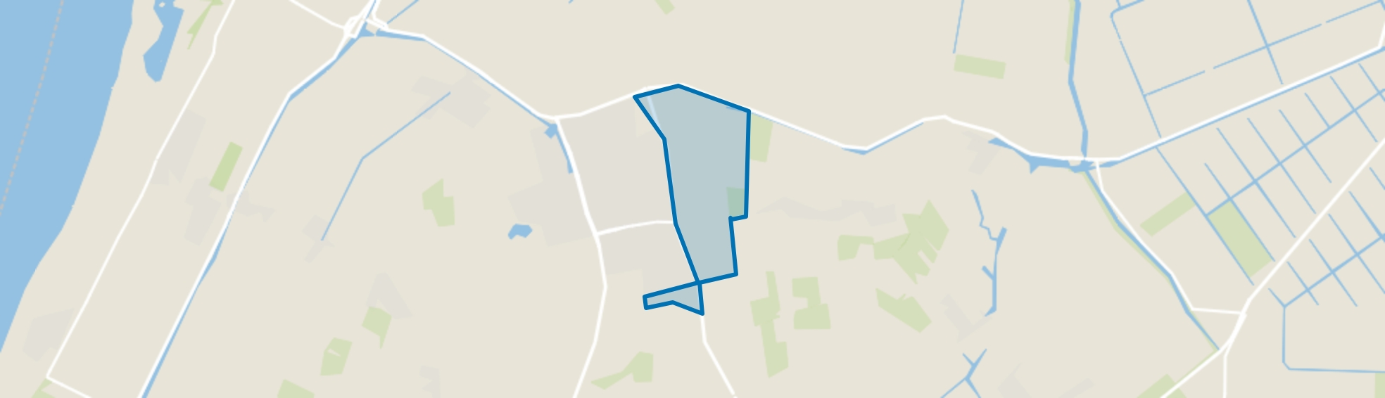 Nes en Buitengebied, Schagen map