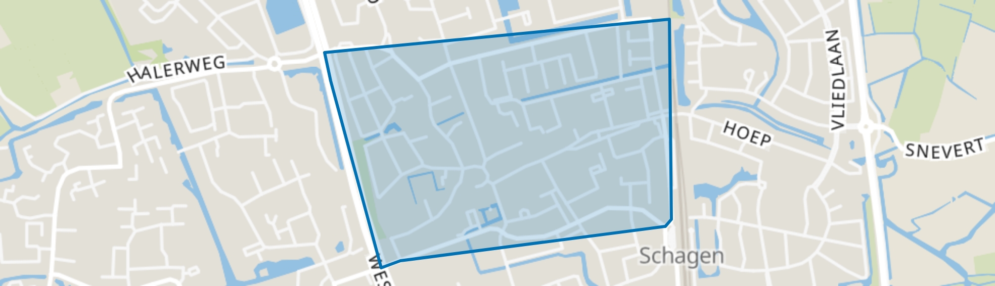 Schagen-Centrum, Schagen map