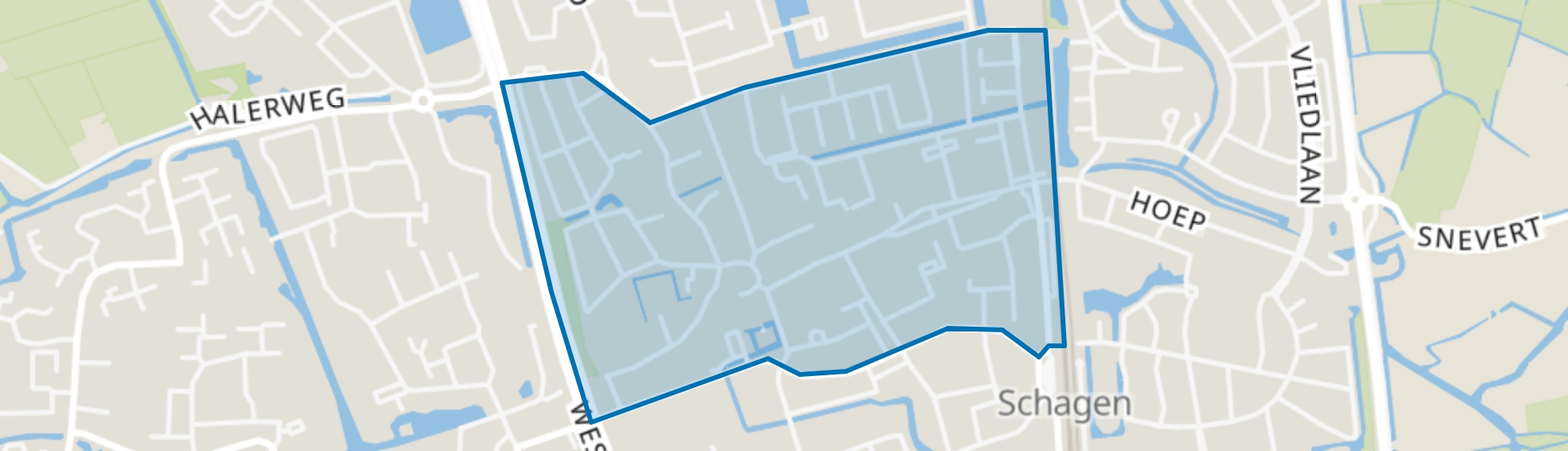 Schagen-Centrum, Schagen map