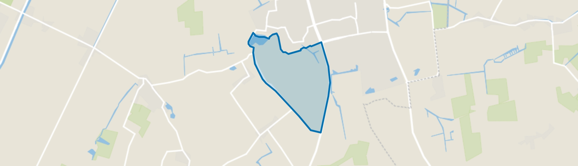 Tjallewal en Buitengebied, Schagen map