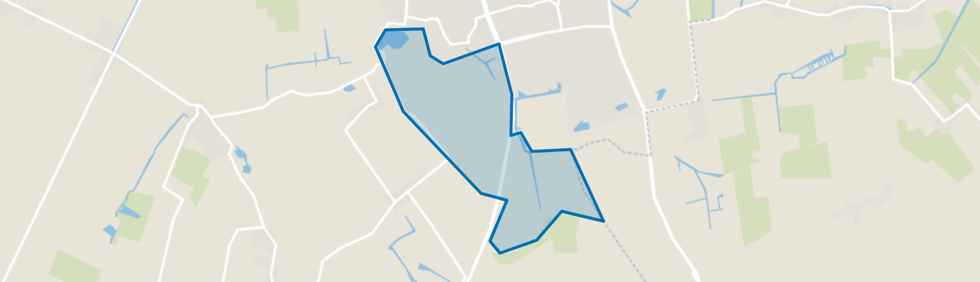 Tolke, Tjallewal en Buitengebied, Schagen map