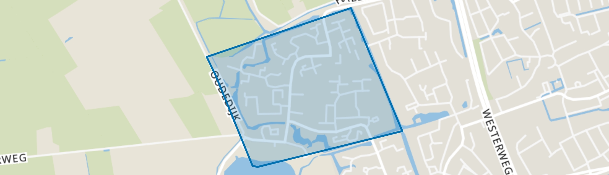 Waldervaart-Noordwest, Schagen map