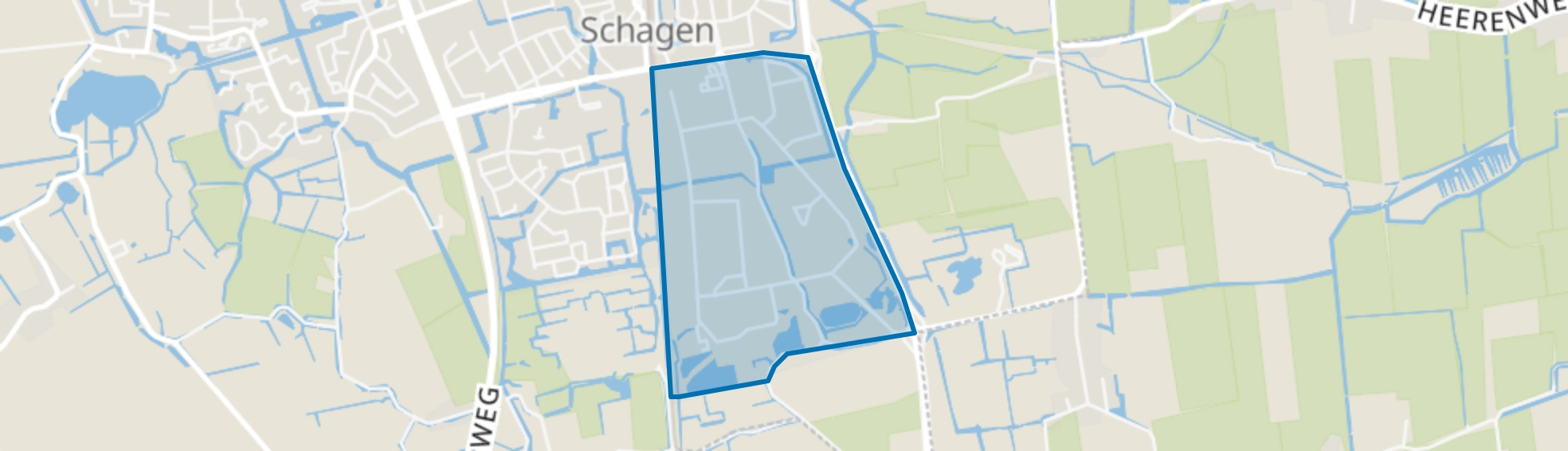 Witte Paal, Schagen map