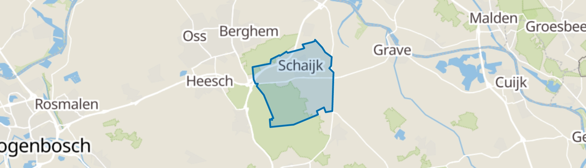 Schaijk map