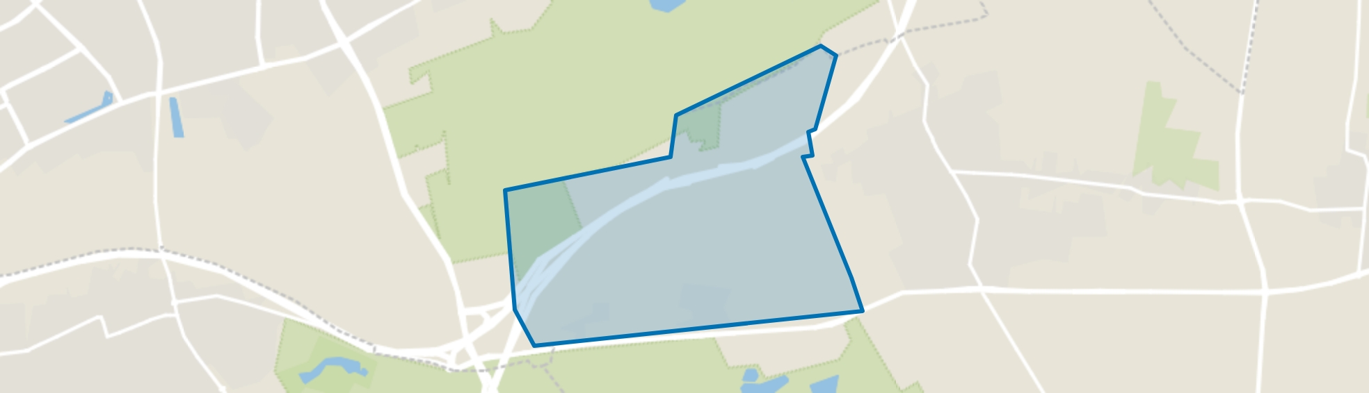 Verspreide huizen Mun, Schaijk map