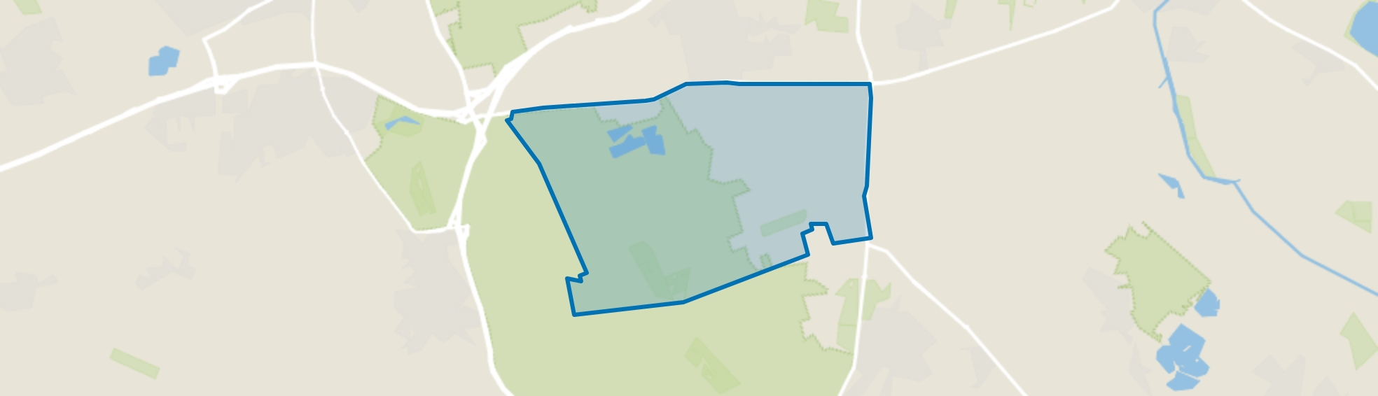 Verspreide huizen Schaijkse Heide, Schaijk map