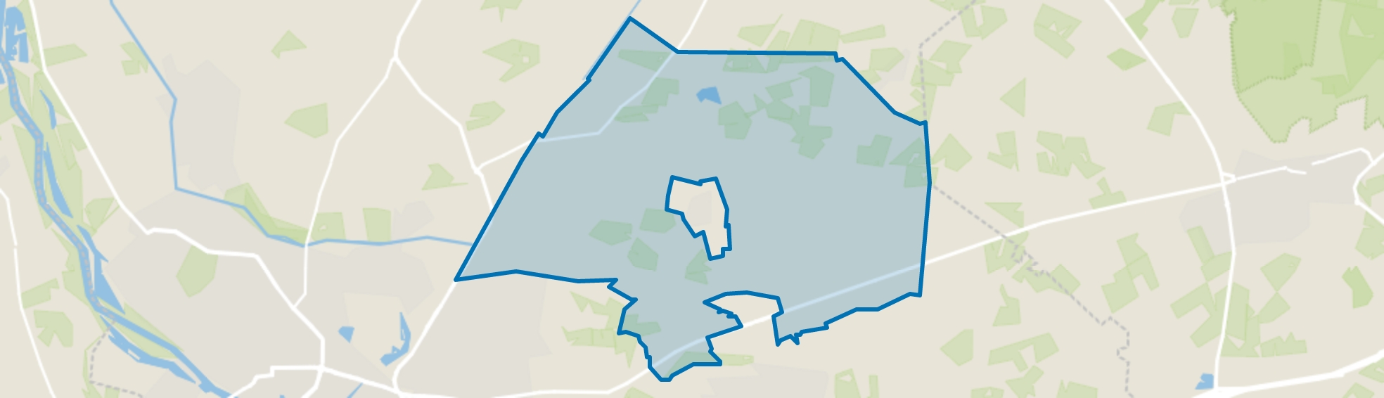 Buitengebied Lettele en Okkenbroek, Schalkhaar map