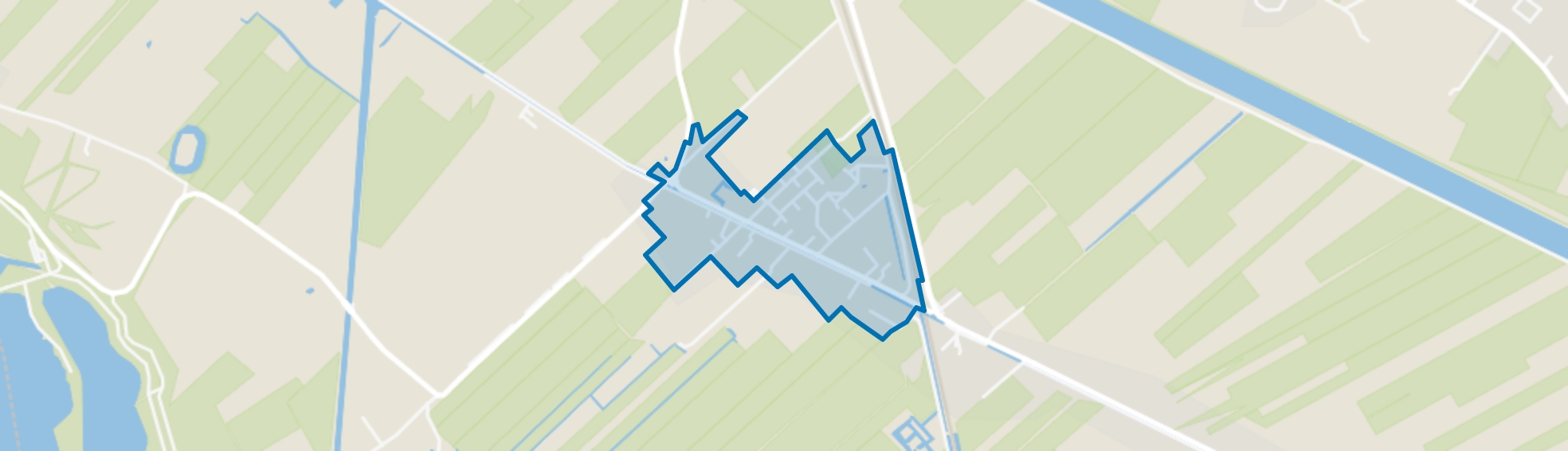 Dorp Schalkwijk West, Schalkwijk map