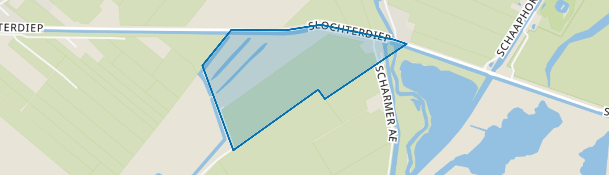 Natuurgebied Scharmer, Scharmer map
