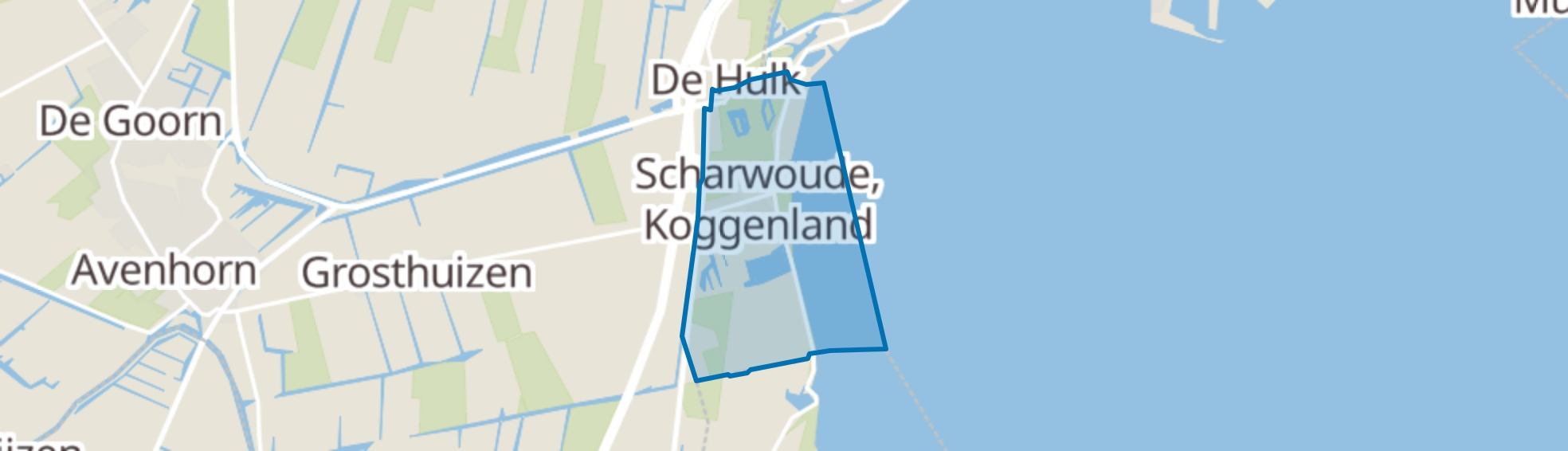 Scharwoude map