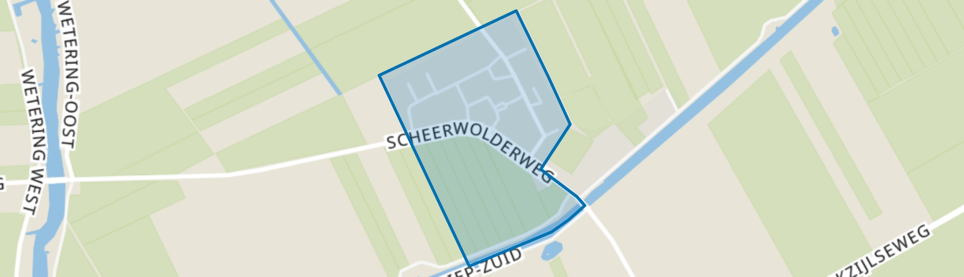 Scheerwolde, Scheerwolde map
